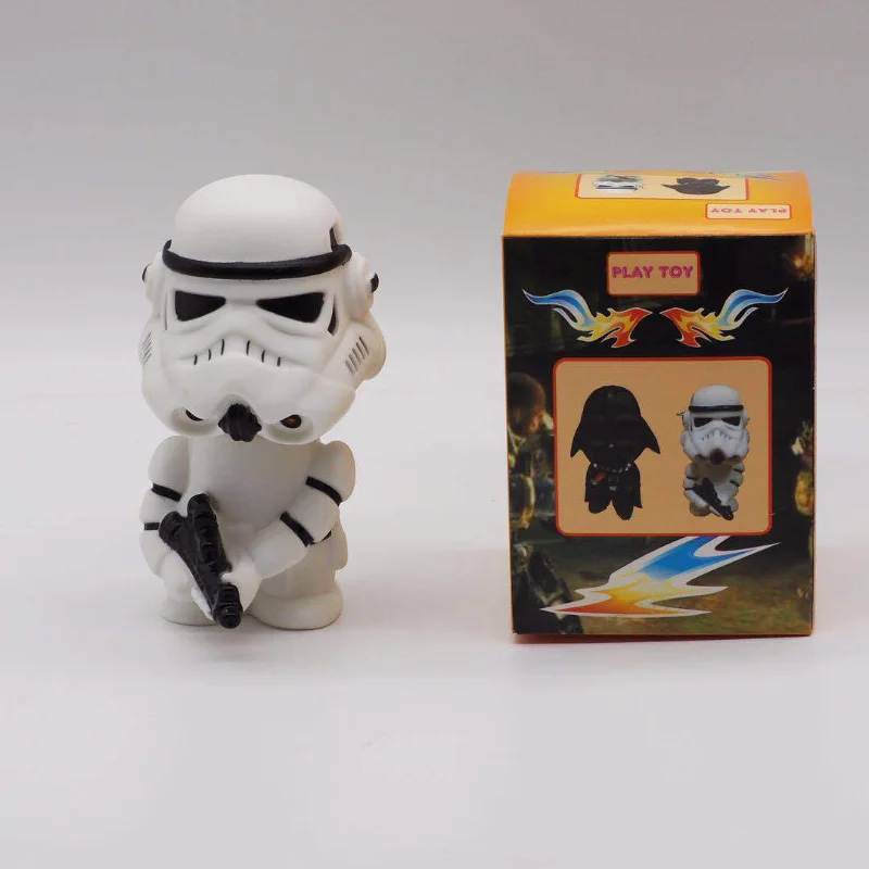 Креативные автомобильные товары Звездные войны черно белый Самурай Q версия 2