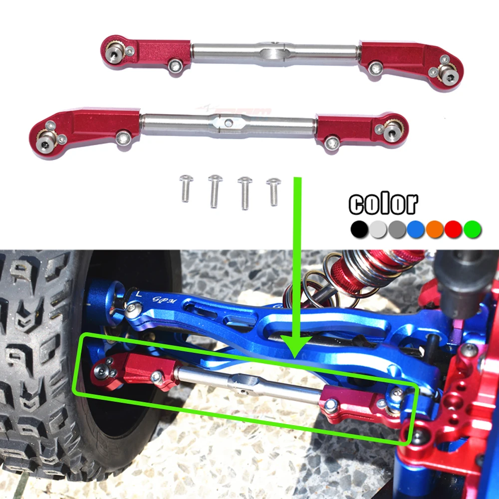 

Металлическая шаровая Головка GPM + Регулируемая Передняя рулевая тяга AR340071 + AR330230 для ARRMA 1/8 KRATON OUTCAST, общеизвестный TALION 6S