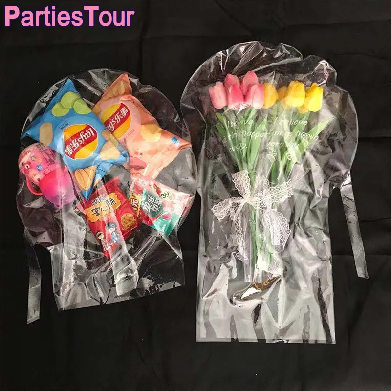 

10/15/25/50pcs 30'' Bubble Balloon with 20cm wide neck BOBO Balloon Bouquet Snack Gift Wrapping Birthday Wedding Party Decortion