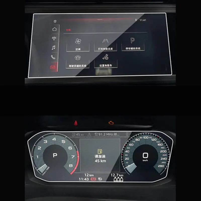 

Экран дисплея с центральным управлением для Audi Q3 2019 2020, экран из закаленного стекла, экран для приборной панели