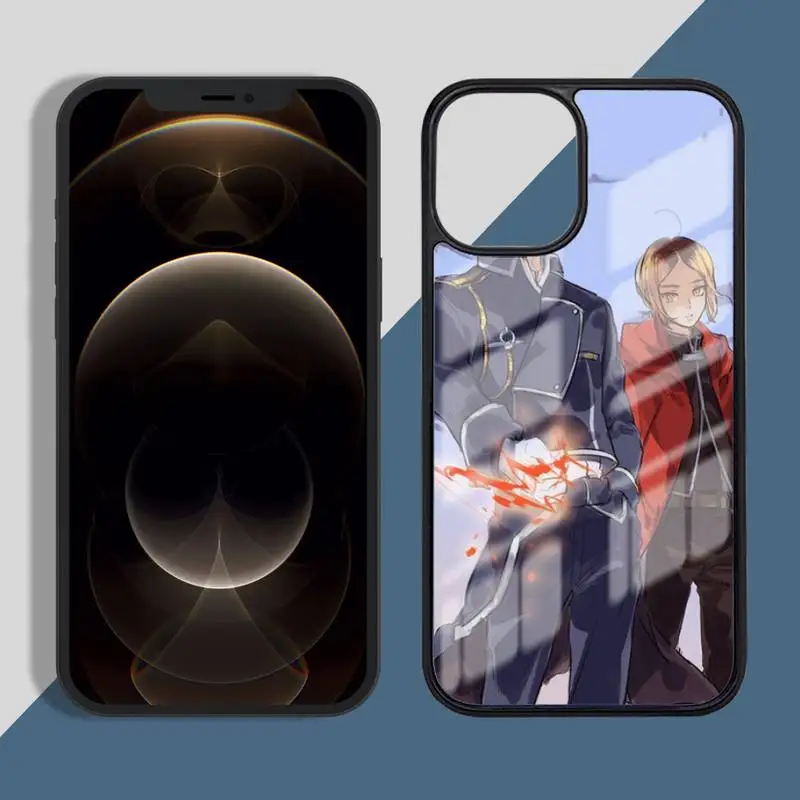 

Fullmetal Alchemist FMA Brotherhood Phone Case PC for iPhone 11 12 pro XS MAX 8 7 6 6S Plus X 5S SE 2020 XR