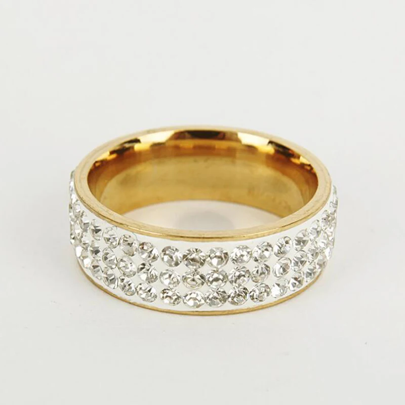 Керамическая глина круглые стразы кольцо из высококачественной нержавеющей