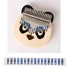 Kalimba Scale, 17-клавишная наклейка для нот, перкуссионные музыкальные детали, доступ к детскому подарочному набору для начинающих, учащихся, музыкальный набор