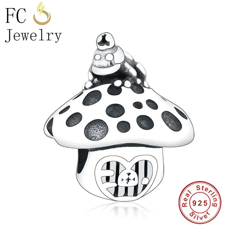 FCJ1220 FC ювелирные изделия подходят Pandora талисманы браслет 925 пробы Серебро Многоцветный лист циркония Кристалл бисера для женщин делая Berloque - Цвет: FCJ1220