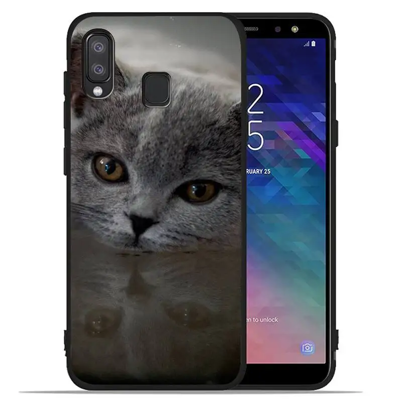 

British shorthair cat Phone Case for Huawei mate 9 10 lite 20x 30 pro nova 5t y5 y7 y9s prime 2018 2019 Coque