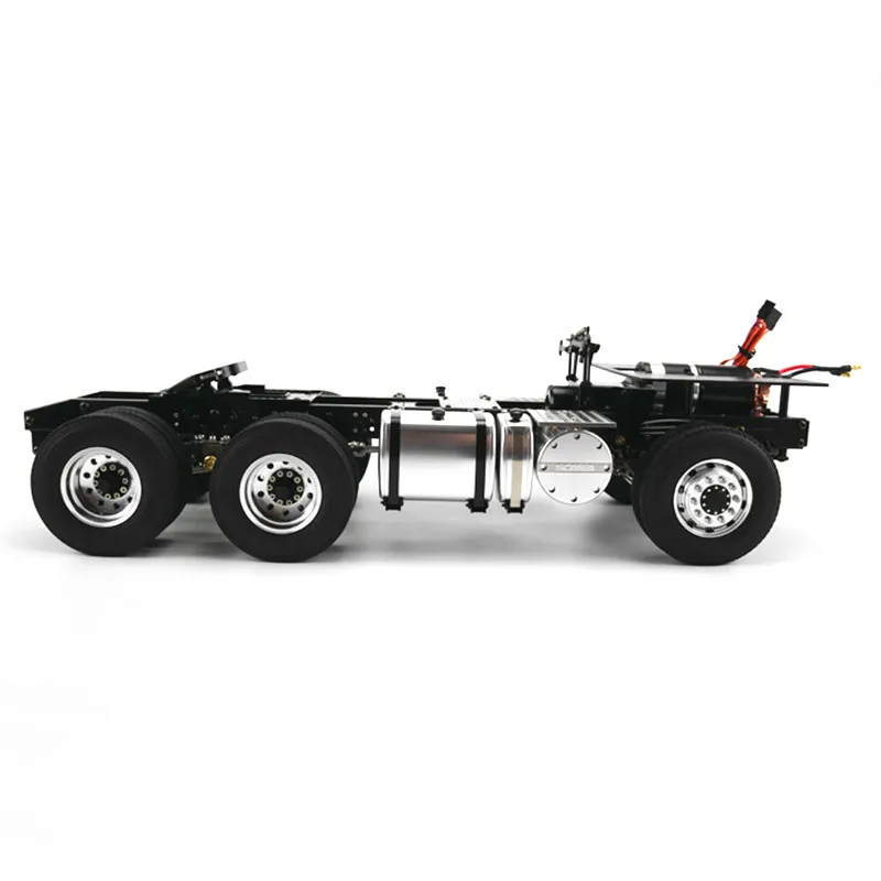 2020 Новинка 1/14 Tamiya модель трактора 6X6 металлическая рама шасси радиоуправляемая с