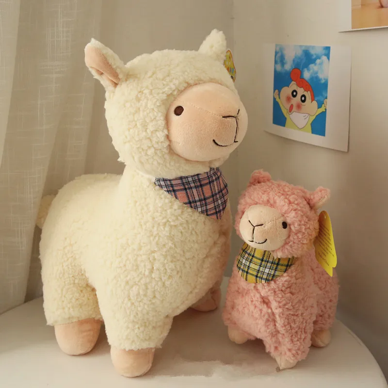 25/45 см Милая новая лама альпака плюшевая игрушка кукла животные мягкие куклы
