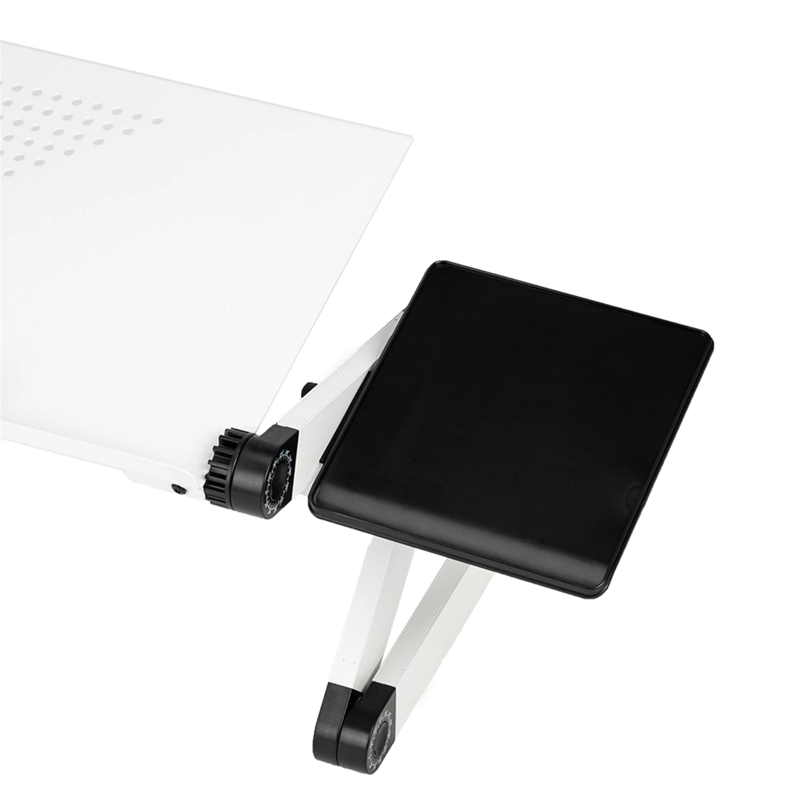 

48 x 26 CM Portable Home Assembly Adjustable Folding Table Bookshelf Writing Desk Laptop Stand With Mouse Panel Non-Slip Buckle