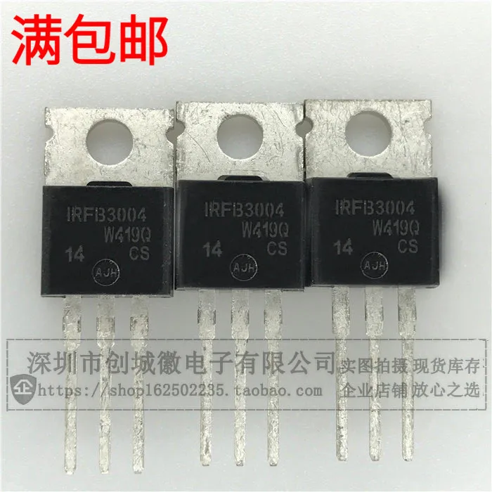 

10 шт./лот IRFB3004 MOS 40V 195A N TO-220