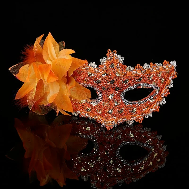 Вечерние маскарадные маски принцессы для Хэллоуина с вышивкой Венеция Марди Гра