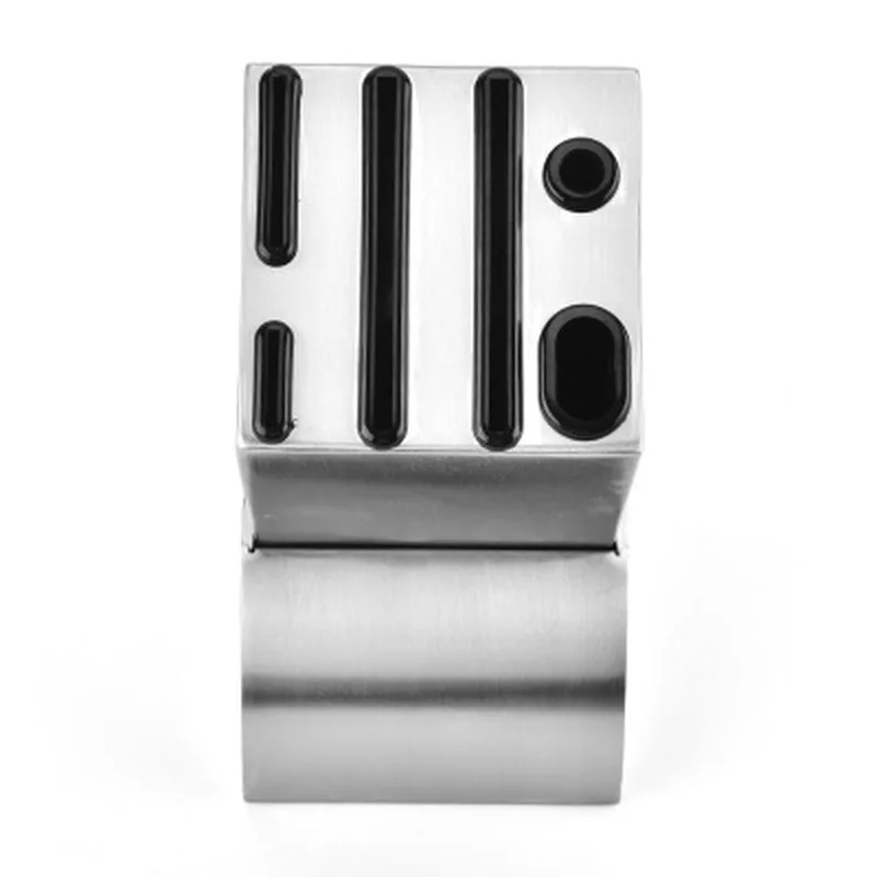 Кухня ножи блок современный 6-слот Нержавеющая сталь Ножи для хранения кухонных