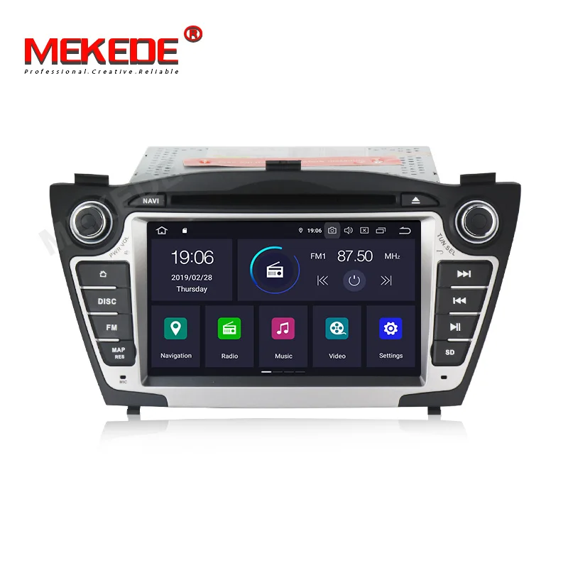 MEKEDE IPS экран DSP Android 9 0 автомобильный мультимедийный dvd GPS плеер для Hyundai IX35 с RDS