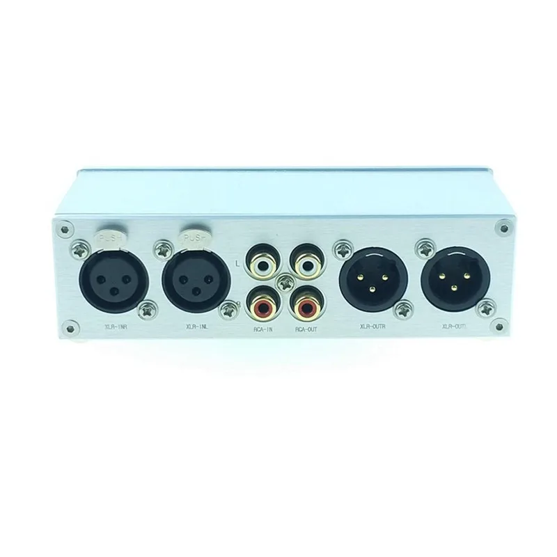 Полностью сбалансированный Одноконтурный пассивный преампер HiFi Предварительный усилитель XLR/RCA регулятор громкости для активного динамика или усилителя