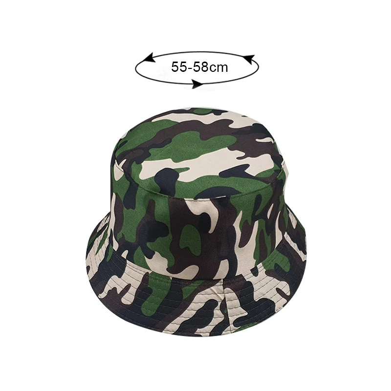 

Men And Women Fisherman's Cap Camouflage Bucket Hat Folding Sunshade Hats Outdoor Mountaineering Sunscreen Leisure Cap