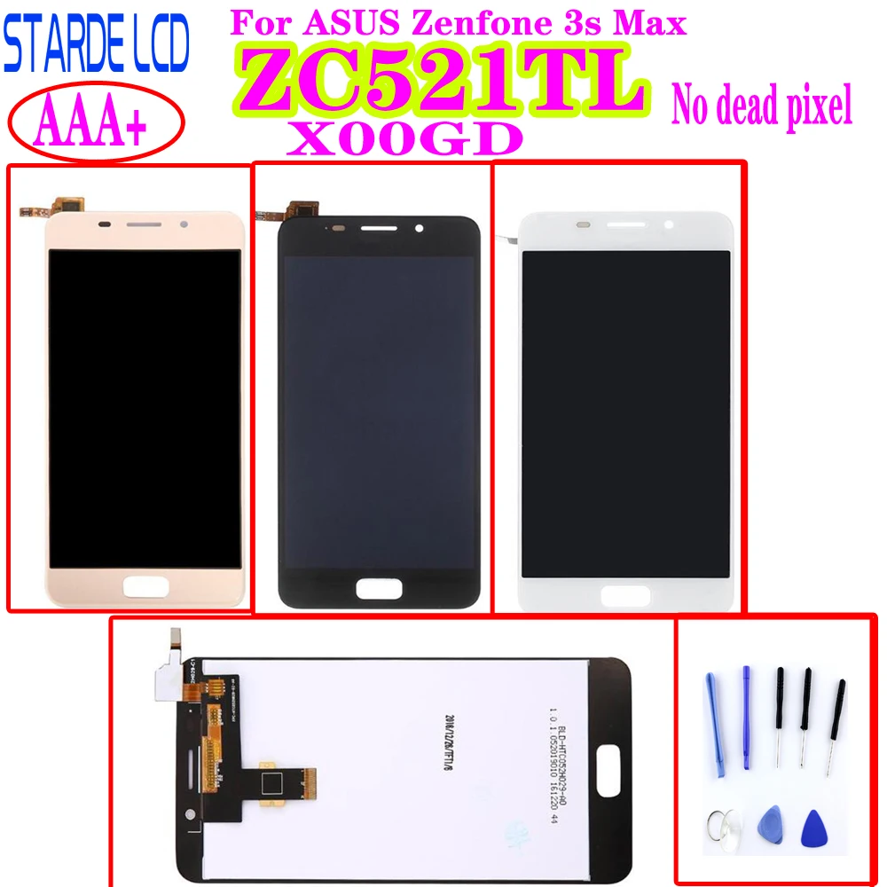 Сменный ЖК дисплей STARDE для Asus Zenfone 3s Max ZC521TL X00GD с сенсорным экраном и дигитайзером