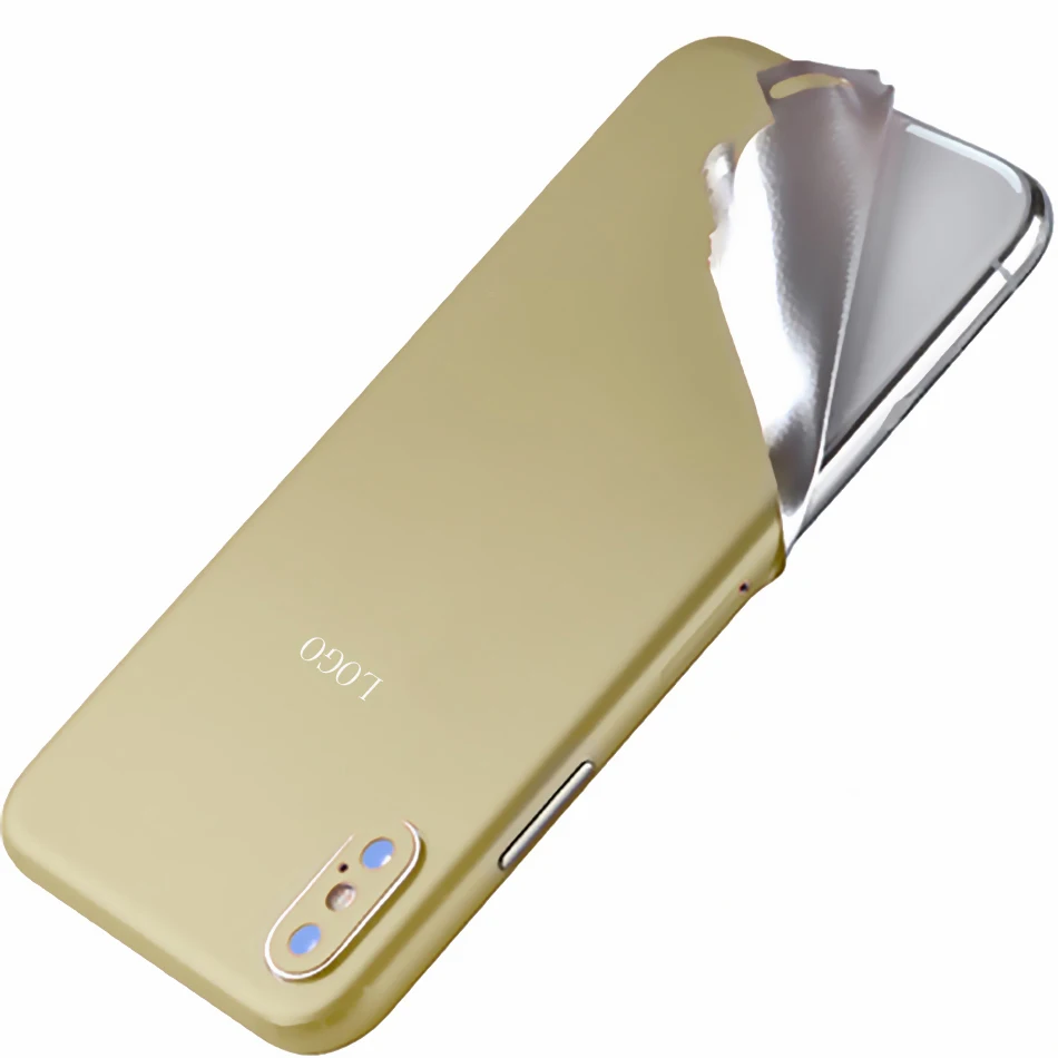 Для iPhone 5S 7 8 Plus X XS MAX однотонная наклейка на льду пленка полноразмерная Наклейка чехол Чехол Funda films For 6 6s протектор
