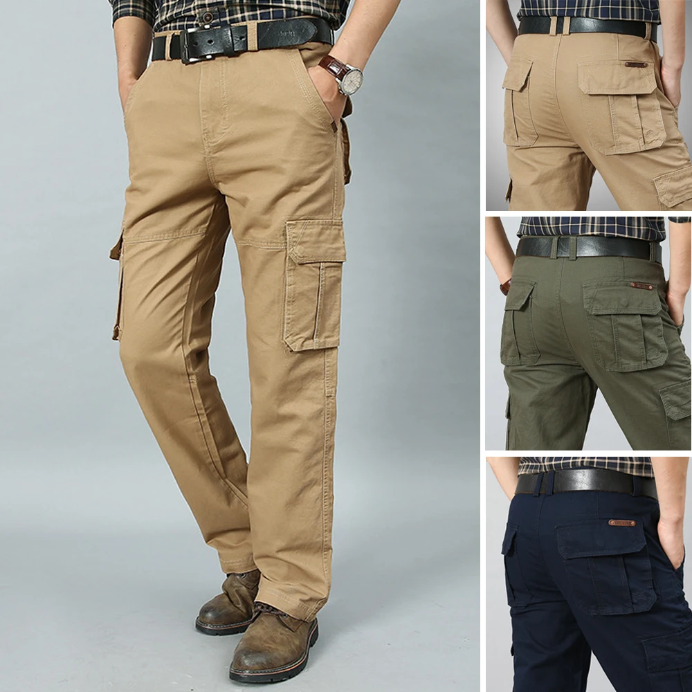 2021 новые брюки карго мужские военные Стиль прямые случайные хлопка мульти юбка