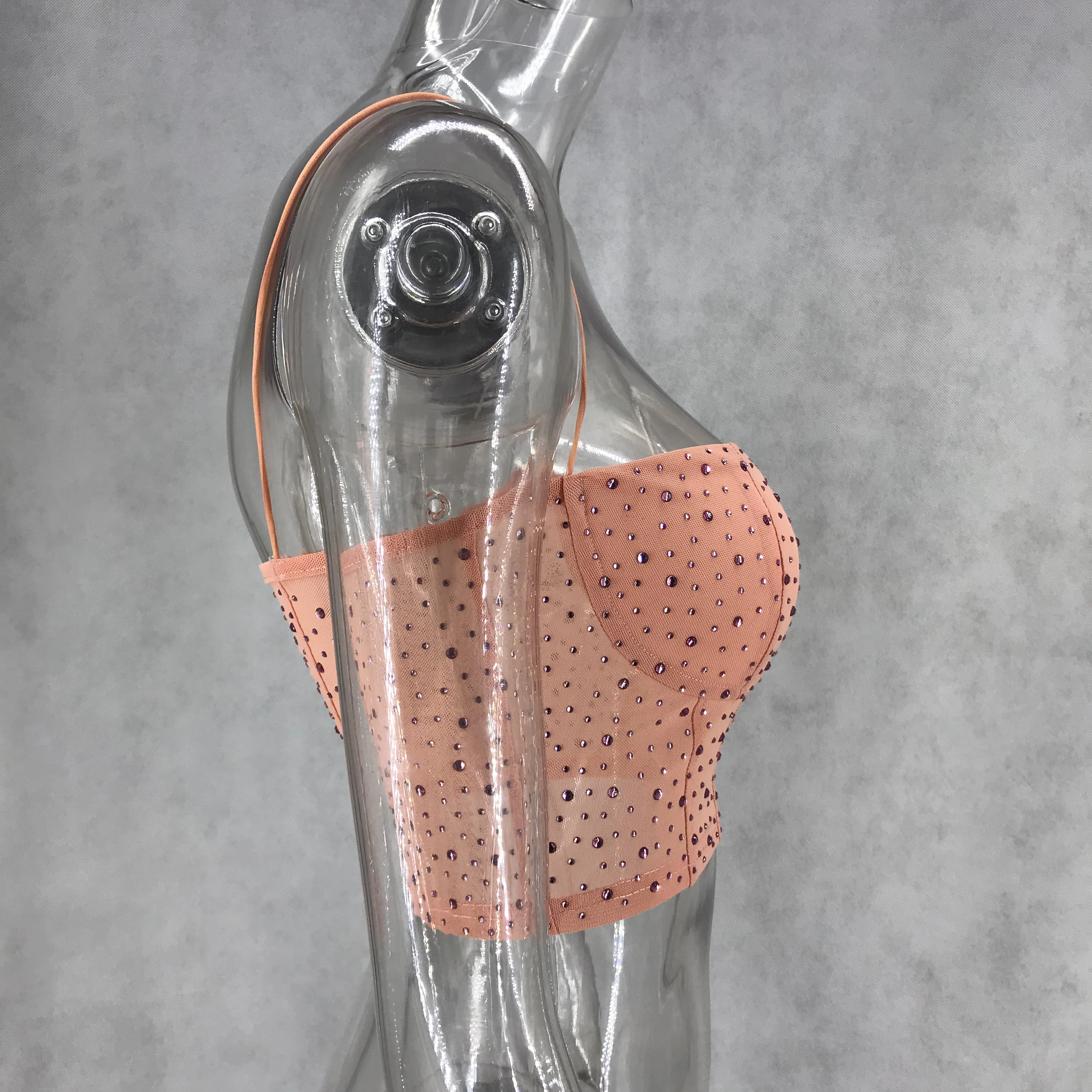 Женское боди сексуальное нижнее белье стразы укороченный топ Женский