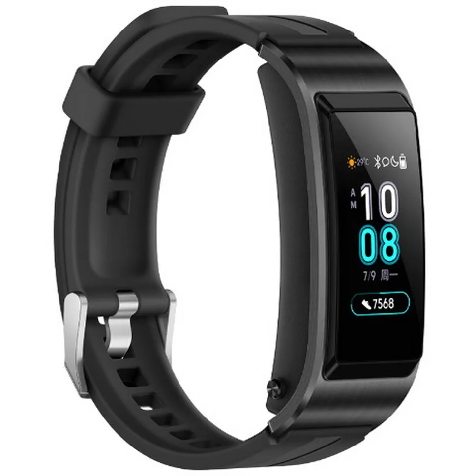 Huawei talkband B5Fitness Tracke Smart Band светодиодный экран вызова громкой связи Поддержка гарнитуры функция-Черная спортивная версия