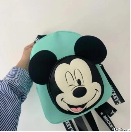 Диснеевских мультфильмов модный Микки Маус Нейлоновый Рюкзак Сумки силиконовый