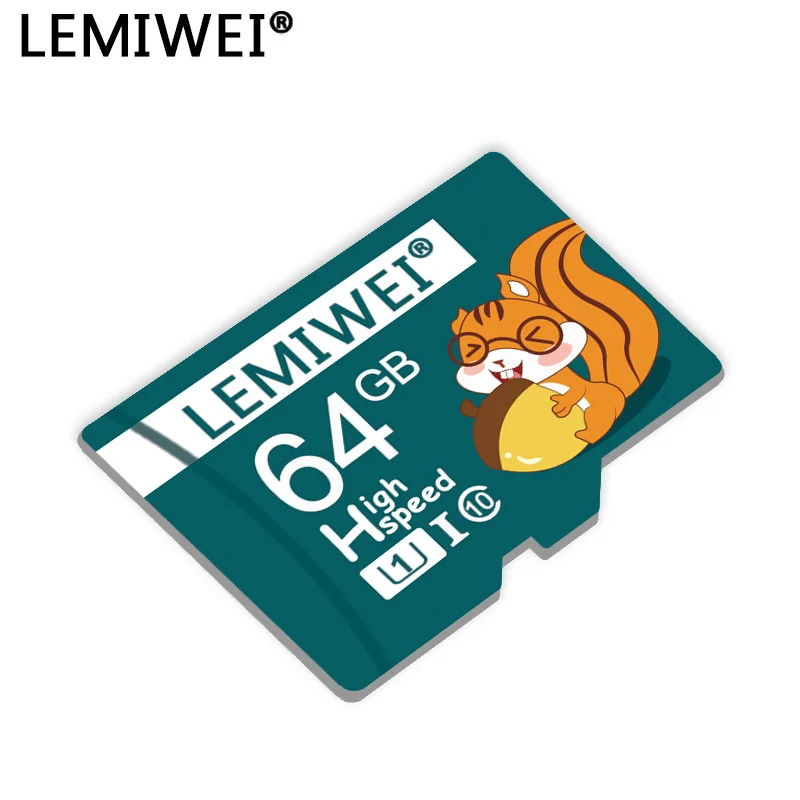 Карта памяти Lemiwei 64 ГБ 32 16 высокоскоростная карта TF класса 10 UHS-I TransFlash для