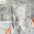FunlifeR Новая серия MAISON TM 30x60 см, итальянский белый мрамор, самоклеящиеся ПВХ наклейки для плитки сделай сам, декор для кухни и ванной комнаты