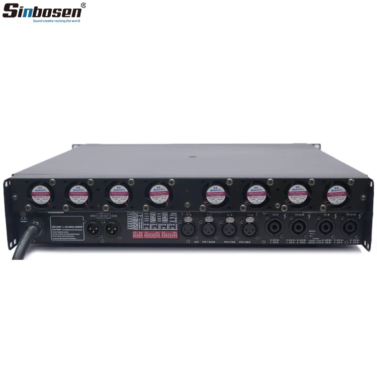 2020 Amplifier 4x2200w 8ohm line array amplifier professional power circuit 20kq amplificador |