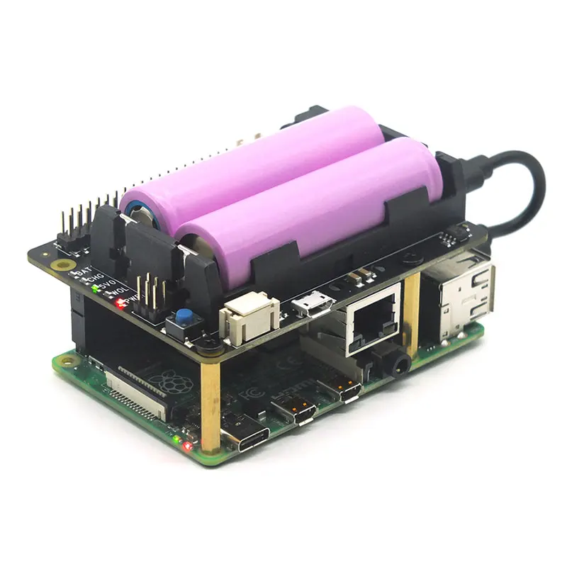 Raspberry Pi 4 Model B X725 UPS HAT 18650 Плата расширения управления питанием + безопасное