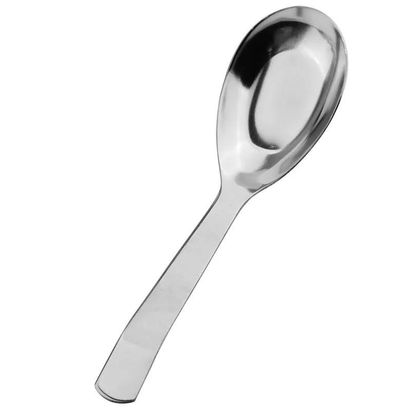 QueenTime плоское дно ложка Нержавеющая сталь суповая вилка Столовые приборы посуда
