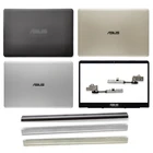 Новинка чехол для ASUS S4100 S4100V S4200U S410U задняя крышка ЖК-дисплеяпередняя рамкапетлиКрышка шарнира серебристыйЗолотойсиний серый пластик