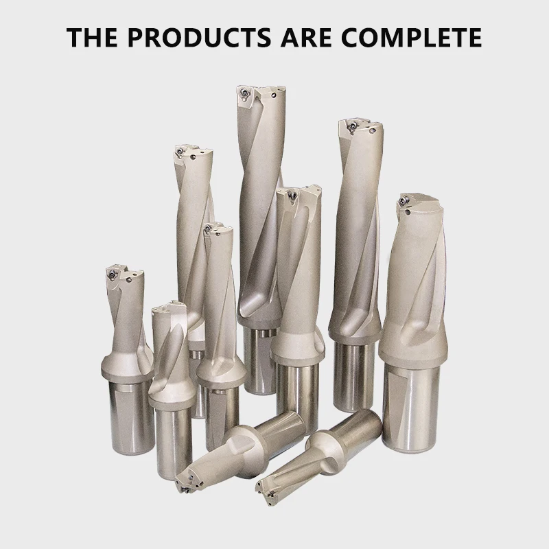 

1pcs U Drill WC Indexable 4D Drill Bit C20 C25 C20-4D15-63WC03 WC05 WC04 WC06 WC08 CNC 13mm-40mm High Quality Drilling
