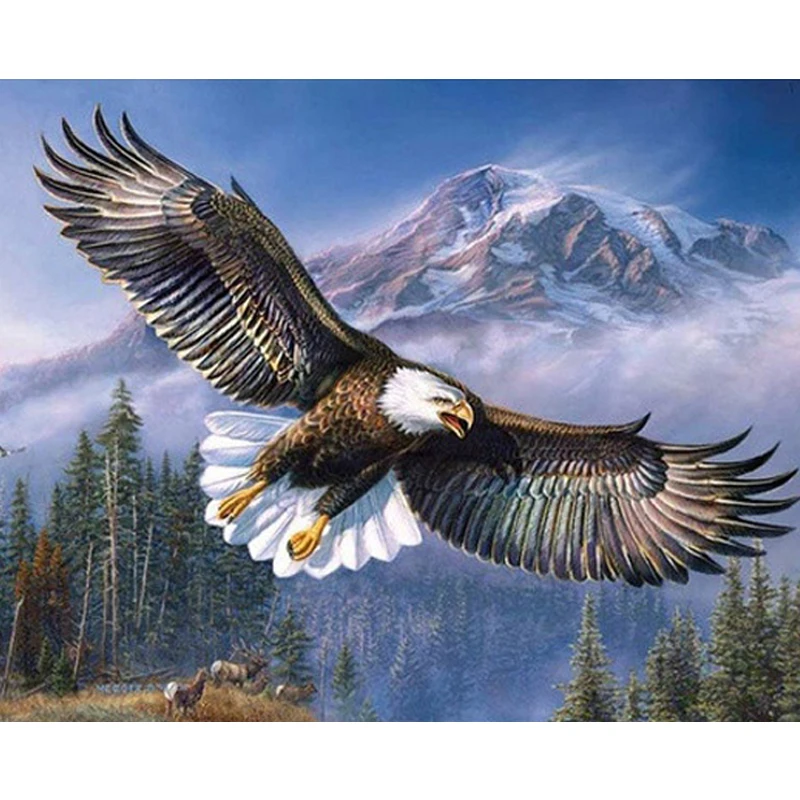 Алмазная живопись с орлом вышивка алмазным рисунком из мультфильма крестиком в