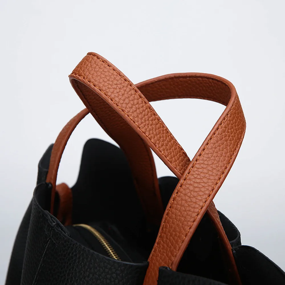 Женская сумка модная кожаная однотонная сумка через плечо на молнии на плечо Bolsa Feminina сумки Прямая Bolso Mujer# YL5
