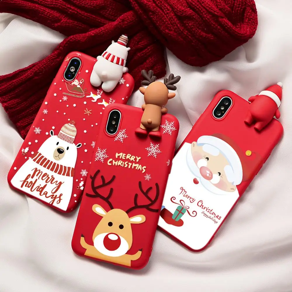 

Для Samsung A750 A7 M10 M20 M30 M30s Примечание 10 pro 8 9 S10 5G плюс S10e S7 край S8 S9 Кукла мобильный чехол-Сумочка для телефона рождественские корпус