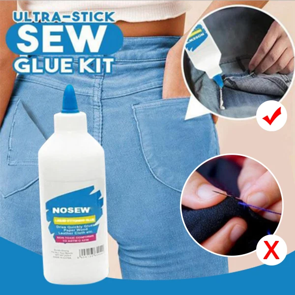 

1pc Ultra-stick Sew Glue Clothing Repair PVC Glue Durable Stitch Liquid Sewing Glue Household Clothing Leather Repair Hardware