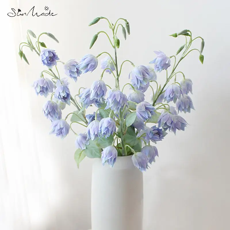 Яркая красочная колокольчика от SunMade домашнее искусственное украшение Цветочная