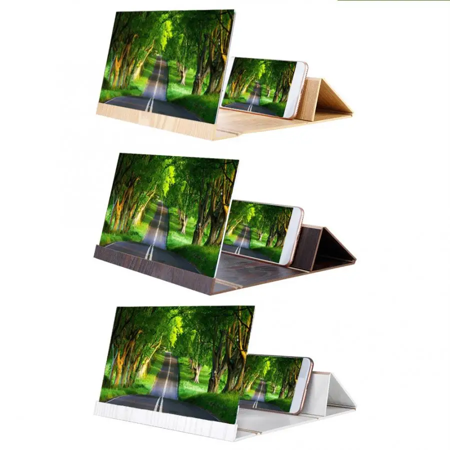 12 дюймовый настольный складной деревянный Кронштейн для мобильного