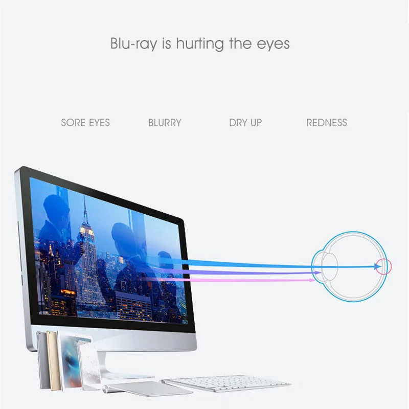 Мужские и женские очки для близорукости Ahora круглые металлические с прозрачными