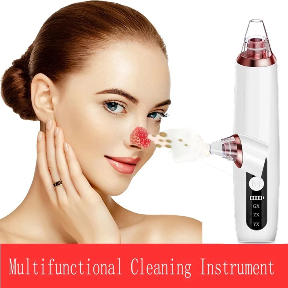 Инструмент для удаления угрей Электрический вакуумный удалитель носа лица