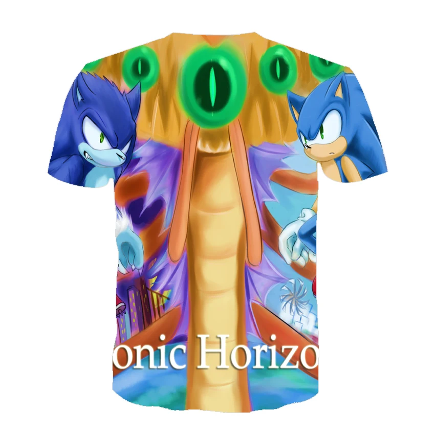 

New 2021 Kids Boys and Girls Short Sleeve Bright Colour Fun Cartoon Game 3D New Printed Dynamic Cute T-Shirt 3D Printed T-Shirt