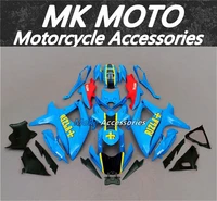 motorcycle fairings kit fit for gsxr600750 2008 2009 2010 blue high quality abs injection new