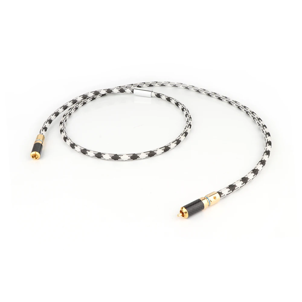 Высококачественный посеребренный цифровой коаксиальный аудиокабель Yter X407 Hi-Fi