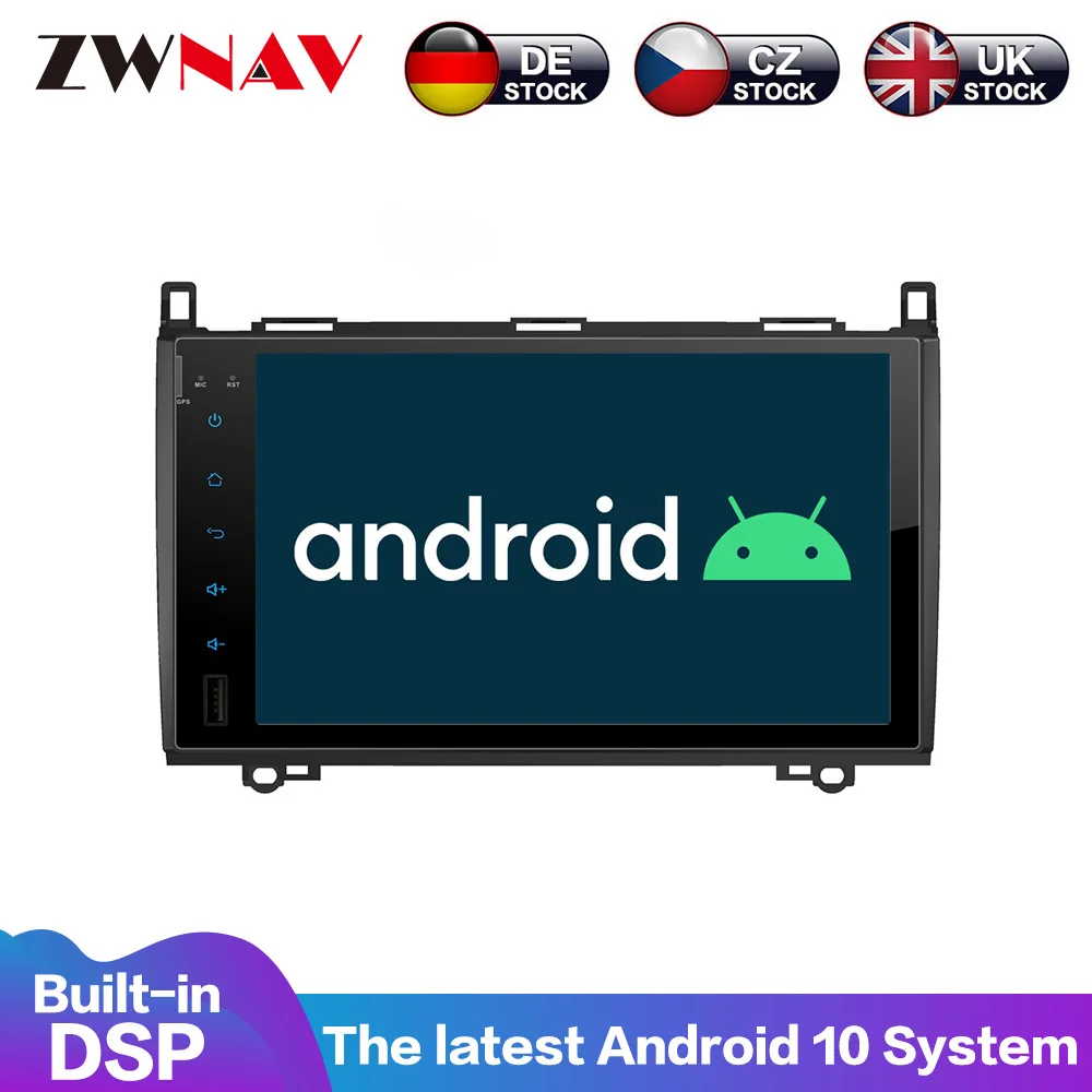 

Android 10 с DSP Carplay IPS-экраном для Mercedes Benz sprinkte B200 Vito Viano W469, Авторадио, мультимедийный плеер