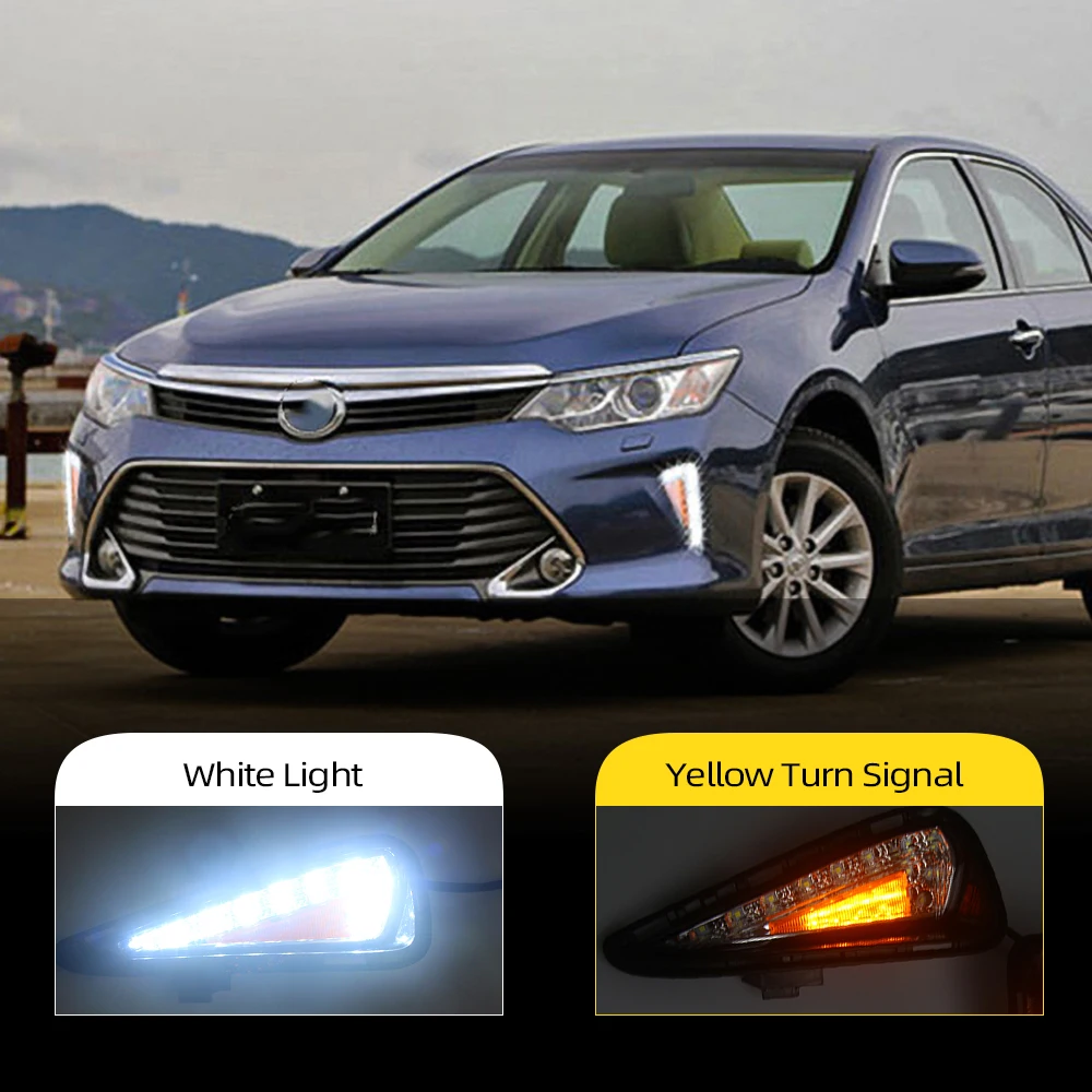 Автомобильный мигающий автомобильный Стайлинг для Toyota Camry 2015 2016 2017 светодиодный