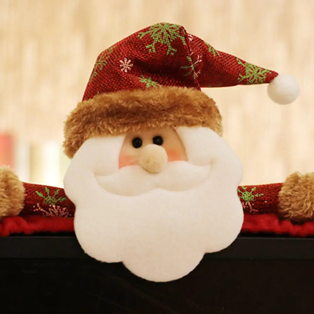 Рождественский компьютерный ЖК монитор защита края экрана Декор праздничные