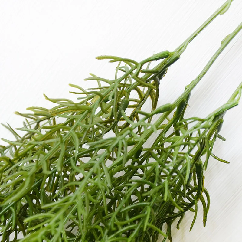 Зеленое Длинное искусственное растение Канадская сосна цветочная гирлянда