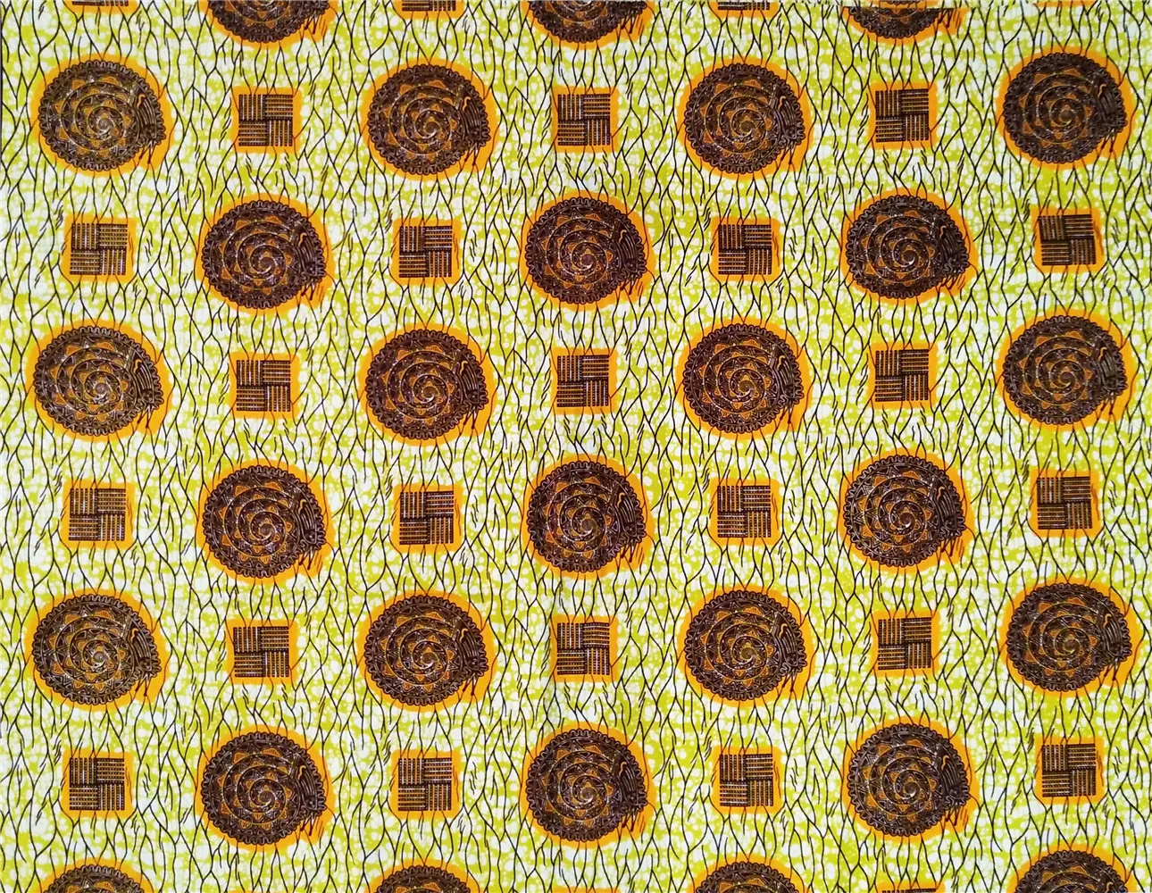 

new veritable wax Ankara African block wax prints fabric 100% cotton Nigeria wrapper 6 yards