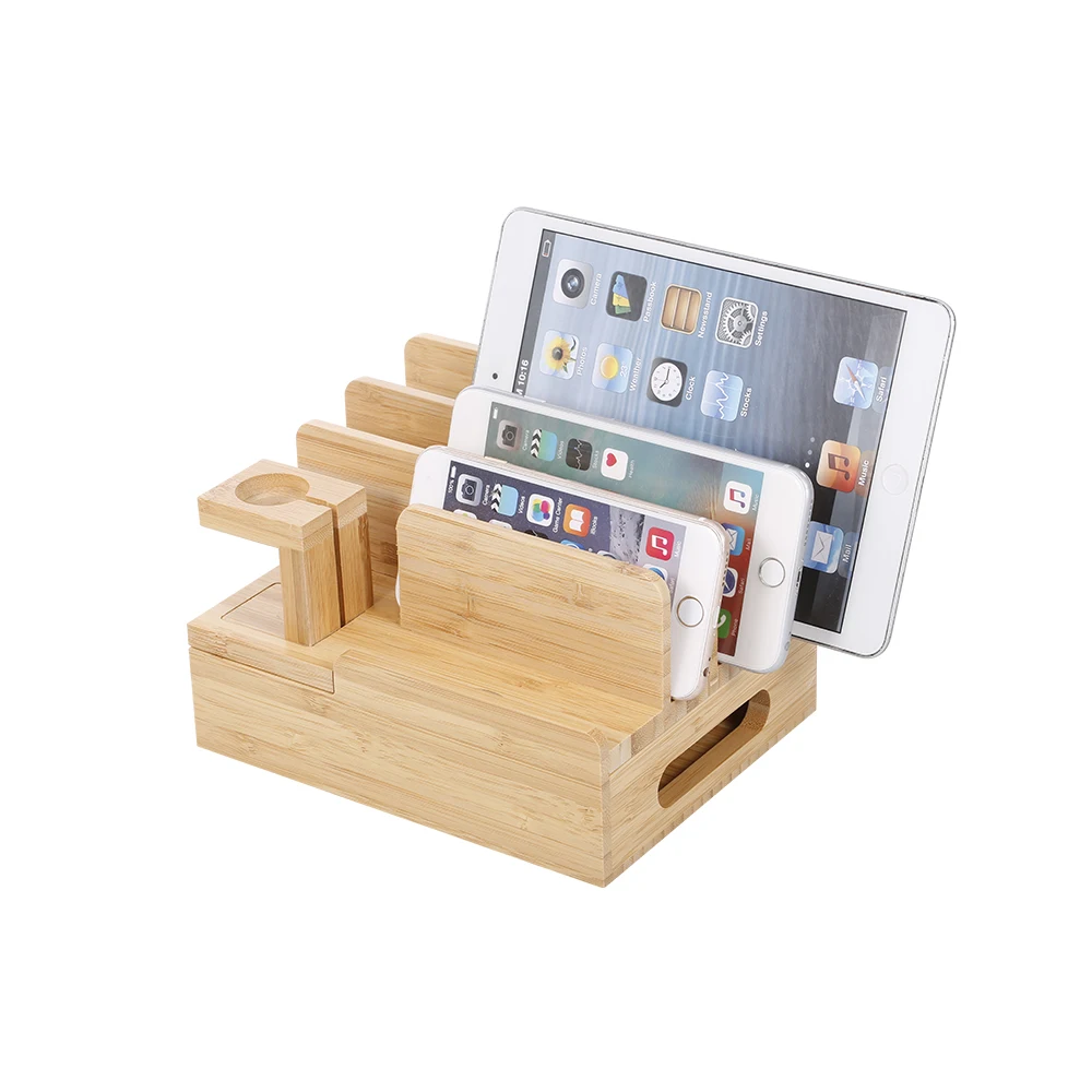 Новый многофункциональный бамбуковый деревянный держатель для хранения