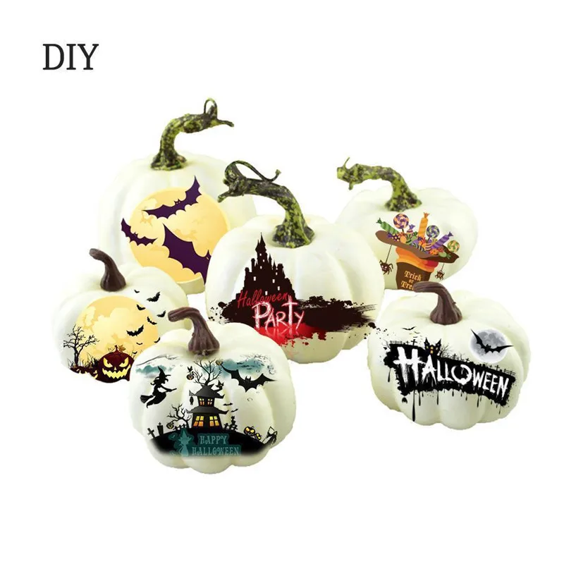 DIY искусственные фрукты 16 шт Пена Искусственные тыквы украшение на Хэллоуин