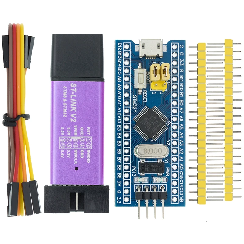 ST LINK V2 симулятор скачать программист STM32F103C8T6 ARM STM32 Минимальный Системы макетная
